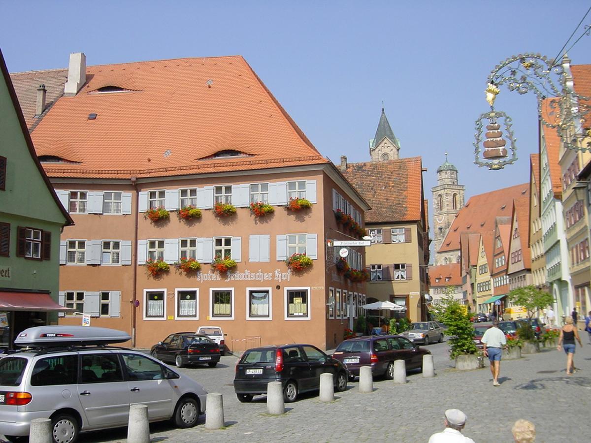 Hotel "Frankischer Hof" Garni ディンケルスビュール エクステリア 写真